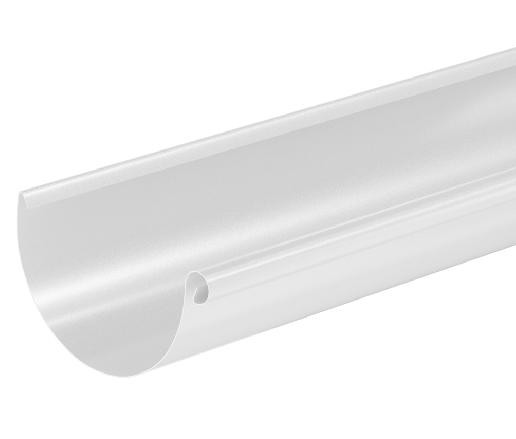 Водосток Aquasistem, система 125x90 - Водосточный желоб 3.00м RR 20 Белый купить в Костроме