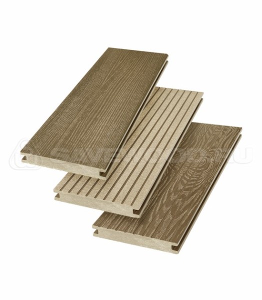 Террасная доска SW Fraxinus (R) полнотелая «SaveWood» Тик купить в Костроме