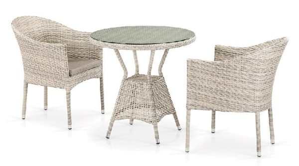 Комплект плетеной мебели AFINA из иск. ротанга T705ANT/Y350-W85 Latte 2Pcs купить в Костроме
