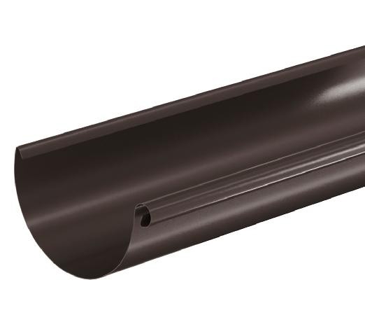 Водосток Aquasistem, система 150/100 - Водосточный желоб 3.00м RR 32 Тёмно Коричневый купить в Костроме