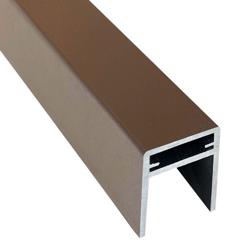 П-профиль Алюминиевый EasyDecking 35x25 Венге купить в Костроме
