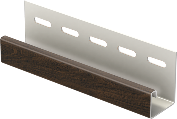 J-планка к Софиту PRO Тёмный орех купить в Костроме
