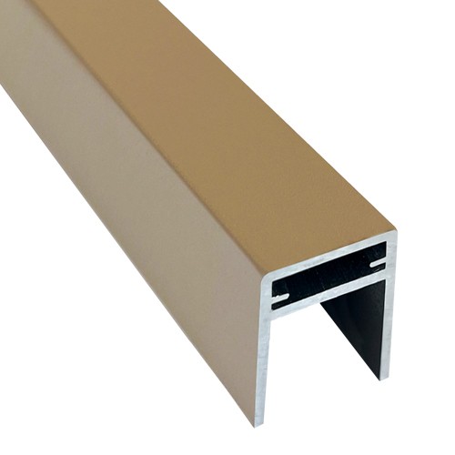 П-профиль Алюминиевый EasyDecking 35x25 Дуб купить в Костроме