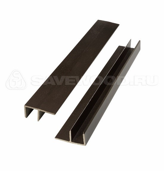 F-профиль ДПК Savewood – Тёмно-коричневый купить в Костроме