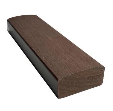 Лавочный брус Ecodecking Некст полнотелый брашированный 70х35 шоколад купить в Костроме