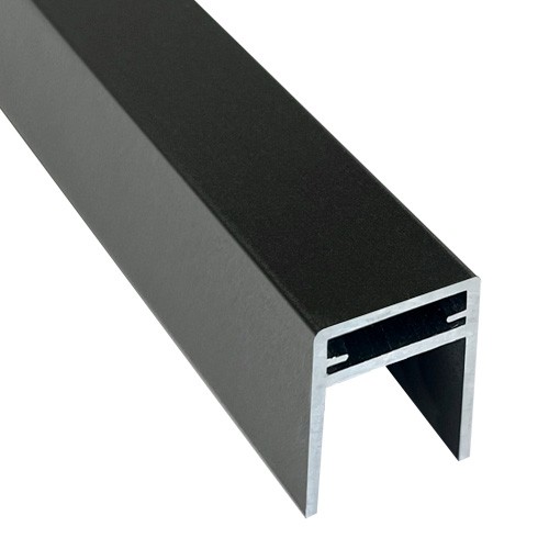 П-профиль Алюминиевый EasyDecking 35x25 Черное дерево купить в Костроме