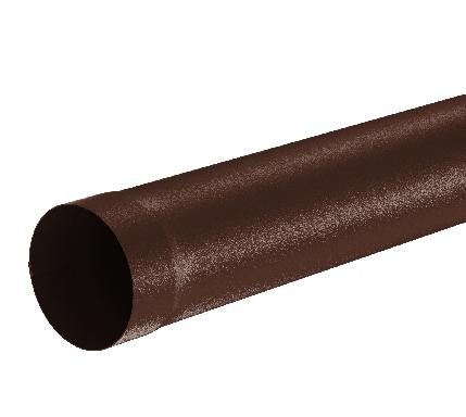 Водосток Aquasistem, Система 150/100 - Труба водосточная 1.00м RAL 8017 Коричневый matt купить в Костроме
