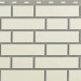 Фасадная панель Альта-Профиль, Кирпич Клинкерный, Белый купить в Костроме
