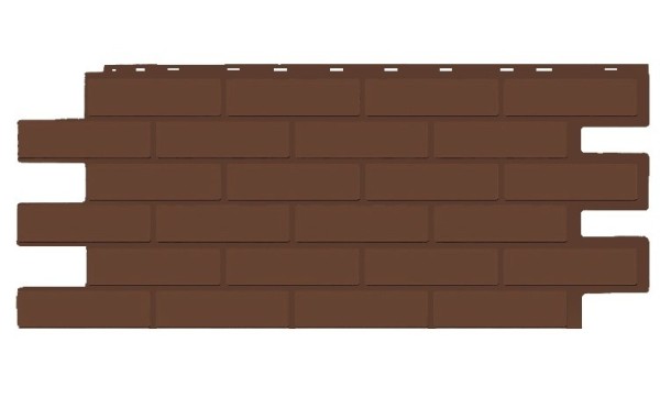 Фасадная панель T-Siding Кирпич Модерн Эко Браун купить в Костроме