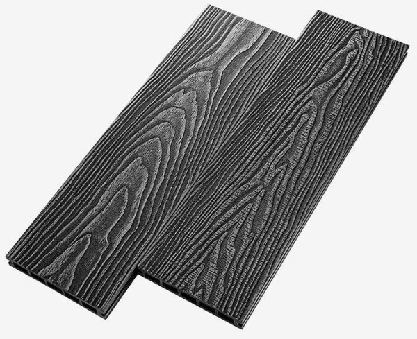 Террасная доска из ДПК RusDecking Unodeck Vintage - Графит купить в Костроме