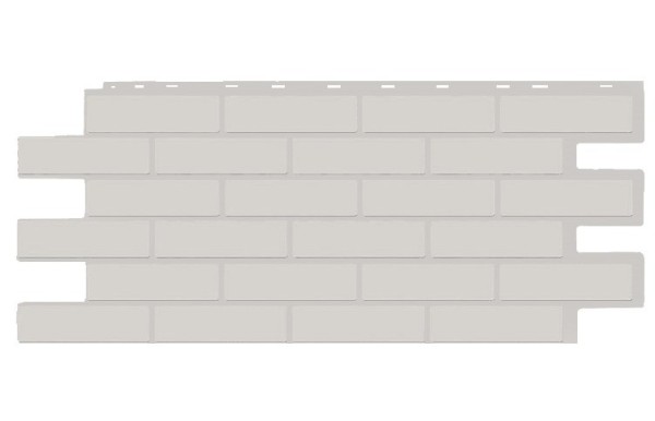 Фасадная панель T-Siding Кирпич Модерн Эко Уайт купить в Костроме