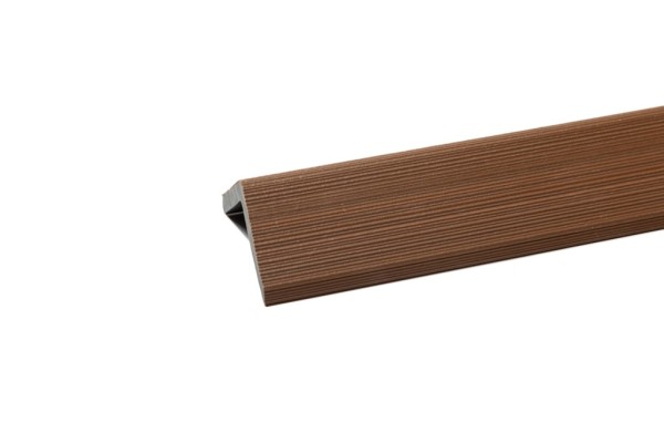 Уголок торцевой Ecodecking Скай коэкструзия 45х45х3000 Тик купить в Костроме Уголок торцевой Ecodecking Скай коэкструзия 45х45х3000 Тик купить в Костроме