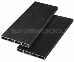 Грядочная доска ДПК 3D Savewood SW Rubus (Т) чёрный