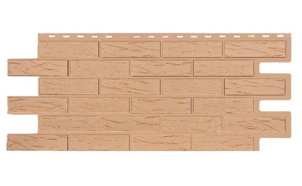 Фасадная панель T-Siding Кирпич Саман Эко Крем купить в Костроме