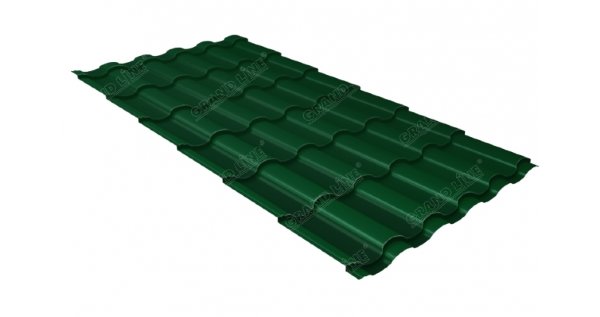 Металлочерепица кредо 0,45 Drap RAL 6005 зеленый мох купить в Костроме